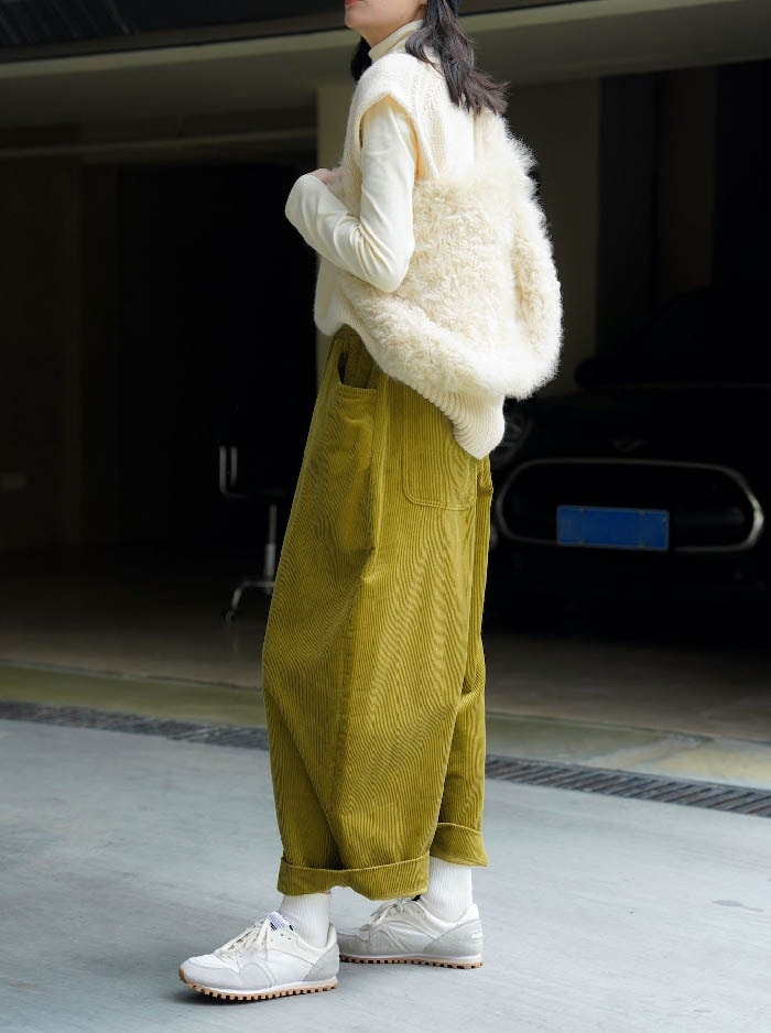 サルエルパンツ レディース 春 秋 パンツ コーデュロイ ボトムス バルーンパンツ 綿 コットン 体型カバー おしゃれ ゆったり カジュアル ナチュラル 体型カバー 大きいサイズ ゆるっと シンプル サルエルパンツ レディース 春 秋 パンツ コーデュロイ ボトムス バルーンパンツ 綿 コットン 体型カバー おしゃれ ゆったり カジュアル ナチュラル 体型カバー 大きいサイズ ゆるっと シンプル