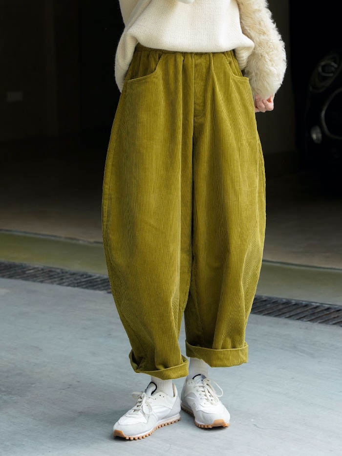 サルエルパンツ レディース 春 秋 パンツ コーデュロイ ボトムス バルーンパンツ 綿 コットン 体型カバー おしゃれ ゆったり カジュアル ナチュラル 体型カバー 大きいサイズ ゆるっと シンプル サルエルパンツ レディース 春 秋 パンツ コーデュロイ ボトムス バルーンパンツ 綿 コットン 体型カバー おしゃれ ゆったり カジュアル ナチュラル 体型カバー 大きいサイズ ゆるっと シンプル