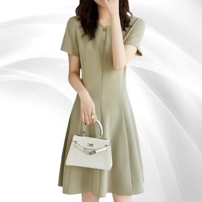 レディース スカート ワンピース ドレス ミニスカート 膝丈 半袖 ラウンドネック 襟なし Aライン ファスナー ハイウエスト かわいい 大人可愛い きれいめ シンプル カジュアル 上品 おしゃれ レディース スカート ワンピース ドレス ミニスカート 膝丈 半袖 ラウンドネック 襟なし Aライン ファスナー ハイウエスト かわいい 大人可愛い きれいめ シンプル カジュアル 上品 おしゃれ