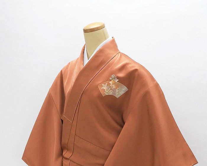 新品 単衣 金彩友禅 和田光正 落款 着物 仕付け糸付 本場大島紬 6665 訪問着 未着用美品 正絹 金彩友禅 和田光正作 身丈165cm 裄丈64cm 付下