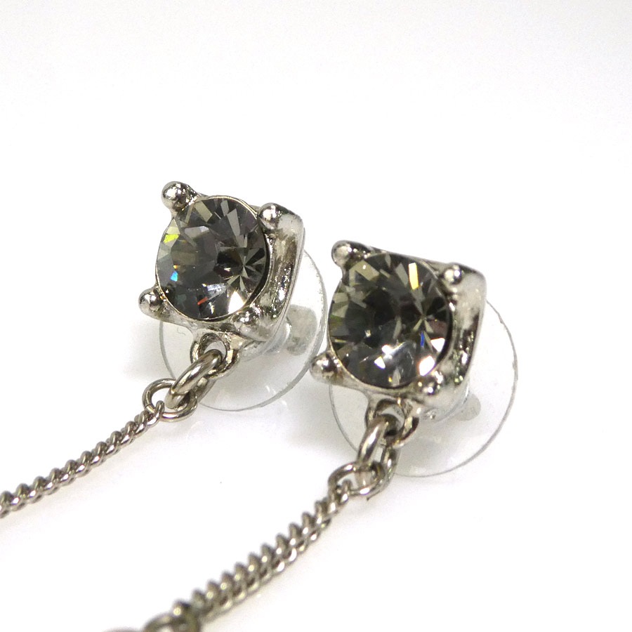 シャネル CHANEL ピアス ココマーク メタル/ラインストーン シルバー レディース w1159a シャネル CHANEL ピアス ココマーク メタル/ラインストーン シルバー レディース w1159a