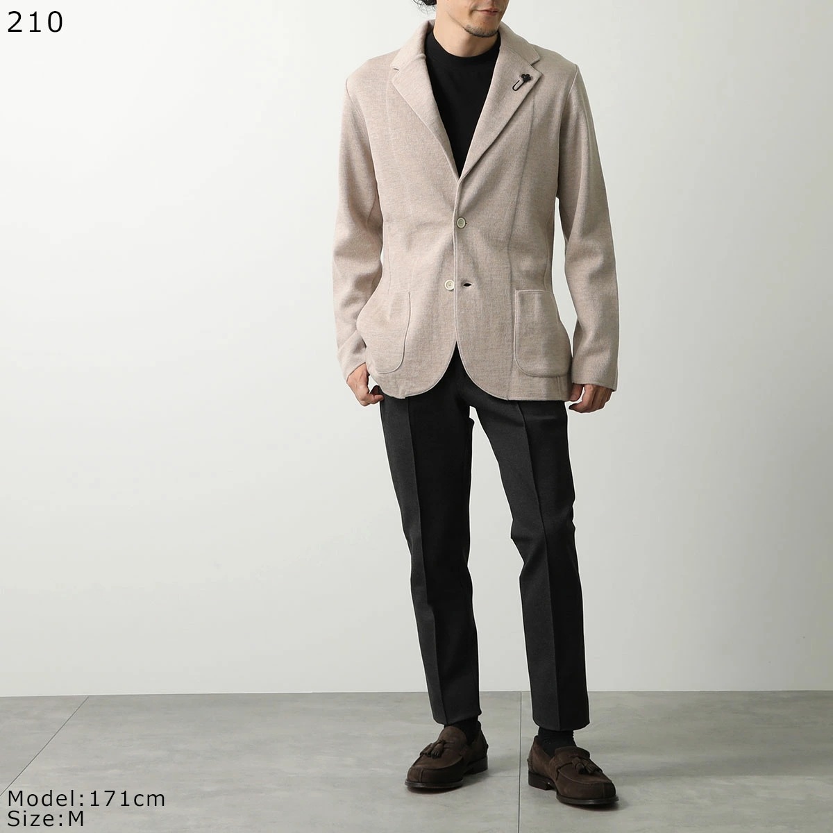 LARDINI ラルディーニ ニットジャケット IVLJM56 IV63000 メンズ カーディガン シングルブレスト サイドベンツ ラペルピン 2B カラー6 LARDINI ラルディーニ ニットジャケット IVLJM56 IV63000 メンズ カーディガン シングルブレスト サイドベンツ ラペルピン 2B カラー6