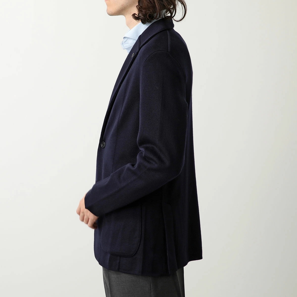 LARDINI ラルディーニ ニットジャケット IVLJM56 IV63000 メンズ カーディガン シングルブレスト サイドベンツ ラペルピン 2B カラー6 LARDINI ラルディーニ ニットジャケット IVLJM56 IV63000 メンズ カーディガン シングルブレスト サイドベンツ ラペルピン 2B カラー6