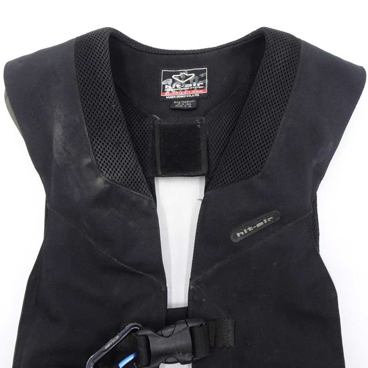 【中古】ヒットエアー 乗馬用 一体型エアバッグ H-model H-M プロテクター M-2XL ブラック hit-air 乗馬 馬術 【中古】ヒットエアー 乗馬用 一体型エアバッグ H-model H-M プロテクター M-2XL ブラック hit-air 乗馬 馬術