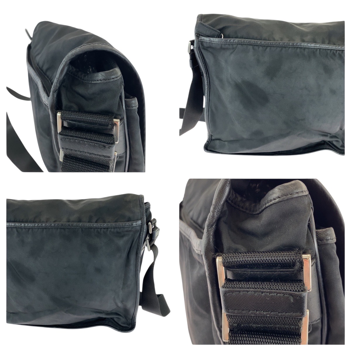 テスート 三角ロゴプレート ブラック 黒 シルバー金具 ナイロン V166 ショルダーバッグ メッセンジャーバッグ レディース 501387 テスート 三角ロゴプレート ブラック 黒 シルバー金具 ナイロン V166 ショルダーバッグ メッセンジャーバッグ レディース 501387