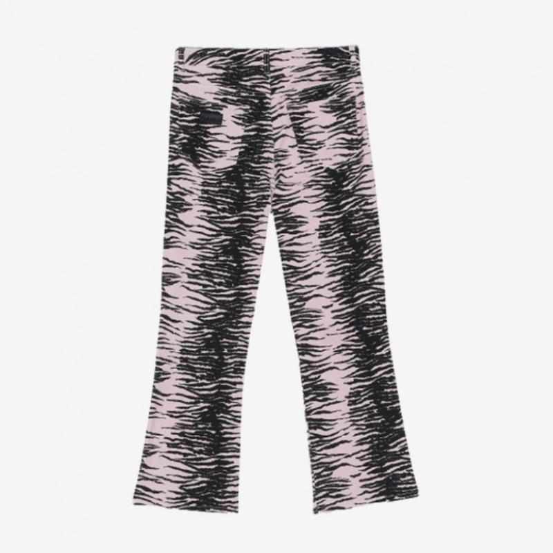 ガニタイガークロップデニムパンツライトピンク J1049 ガニタイガークロップデニムパンツライトピンク J1049