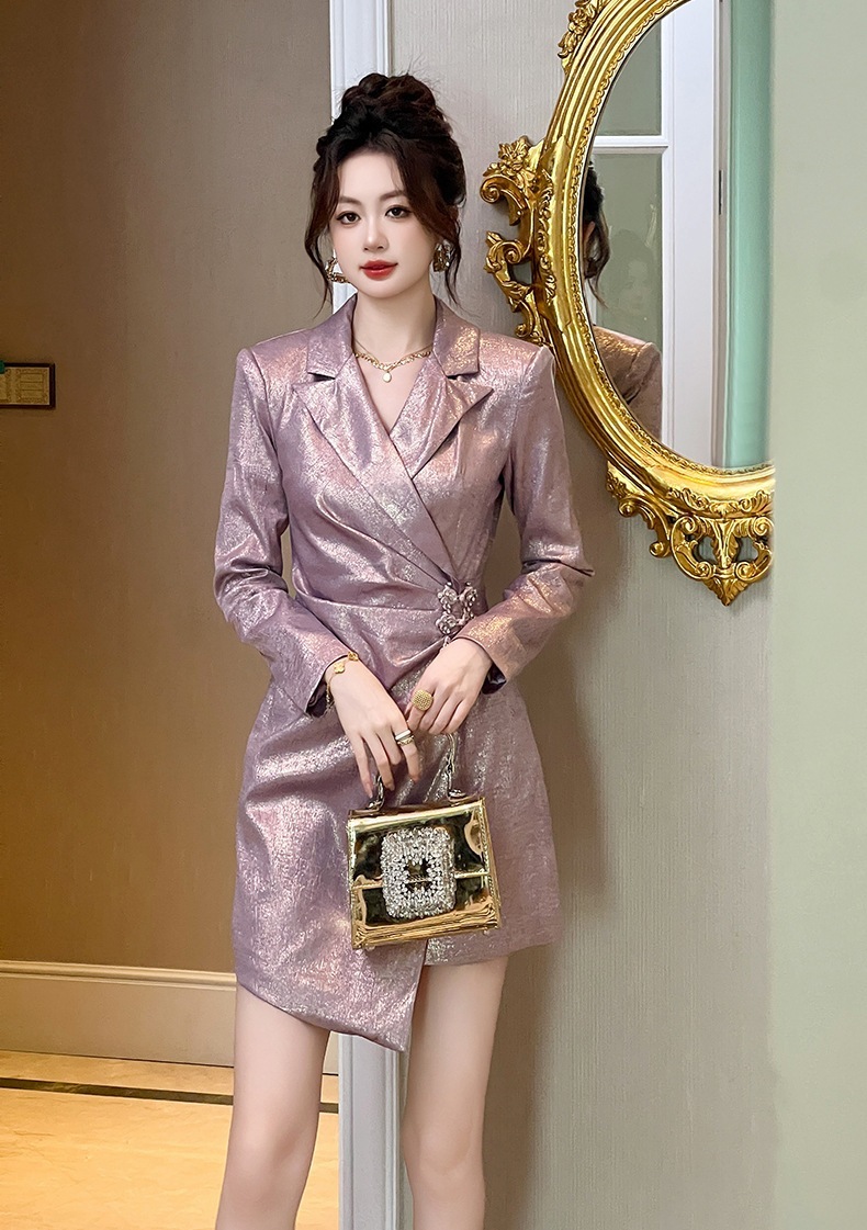 2024新品 通勤風 スーツワンピース ドレス パーティー キャバ 大人 同窓会 披露宴 卒業式 結婚式 演奏会 ウェディング 二次会 メガ割