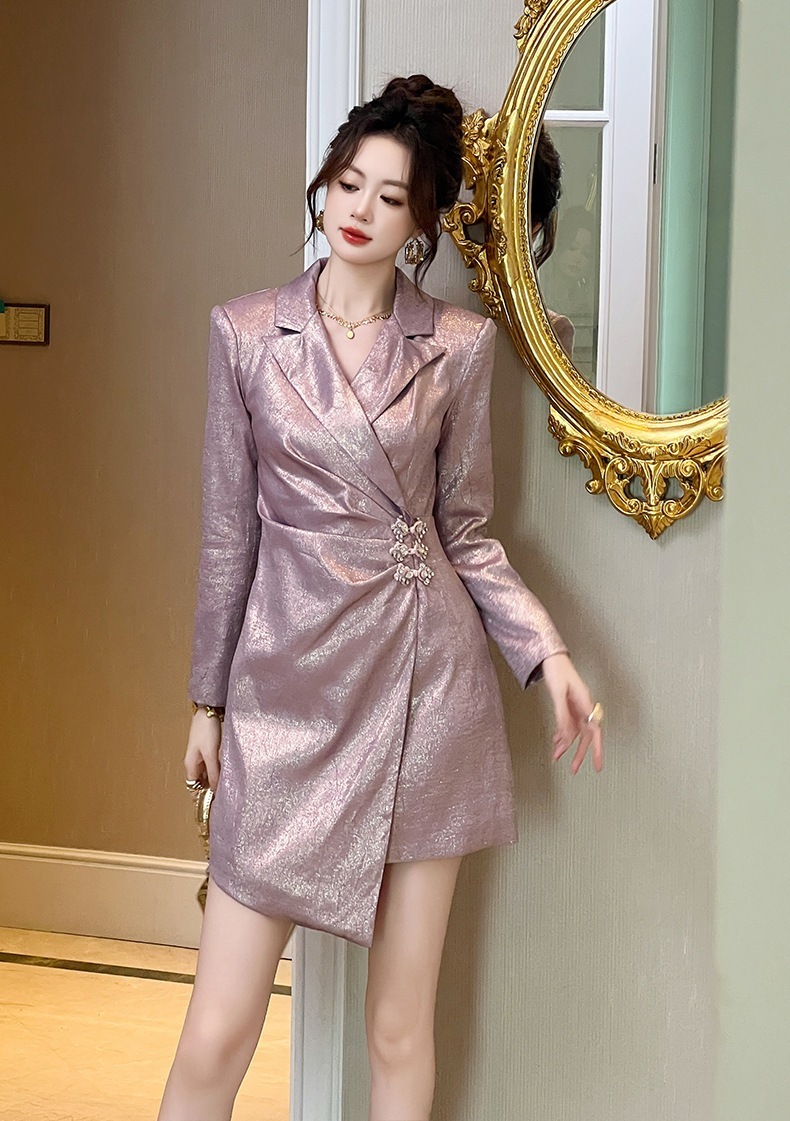 2024新品 通勤風 スーツワンピース ドレス パーティー キャバ 大人 同窓会 披露宴 卒業式 結婚式 演奏会 ウェディング 二次会 メガ割