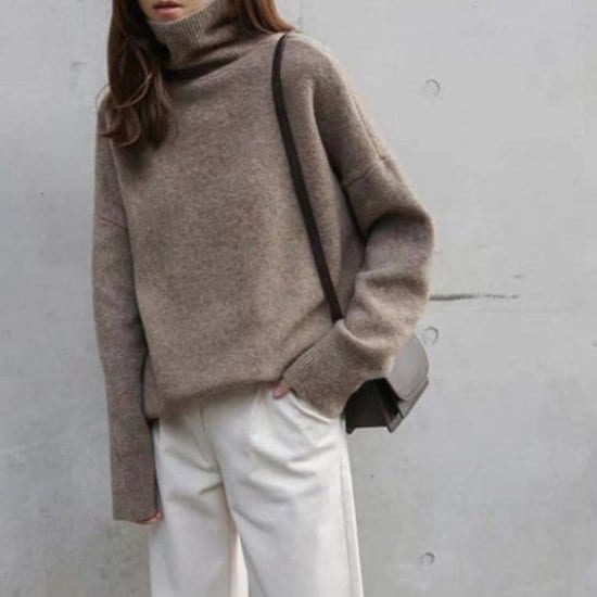 【取寄:納期2週間】ニット トップス レディース 長袖 オーバーサイズ 無地 ルーズシルエット ビッグシルエット ハイネック セーター タートルネック ルーズ 秋冬新作 カジュアル ニット トップス 【取寄:納期2週間】ニット トップス レディース 長袖 オーバーサイズ 無地 ルーズシルエット ビッグシルエット ハイネック セーター タートルネック ルーズ 秋冬新作 カジュアル ニット トップス