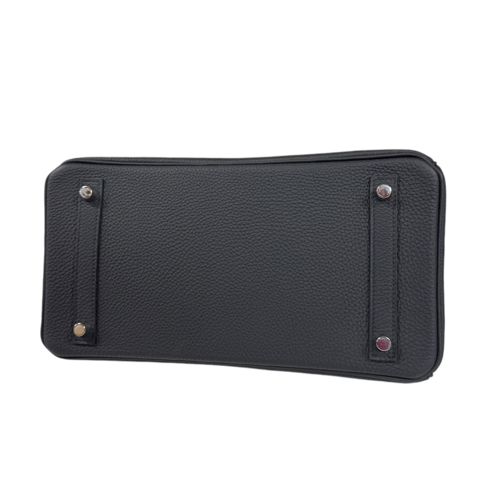 エルメス バーキン30 ハンドバッグ レザー ブラック HERMES 中古 美品 エルメス バーキン30 ハンドバッグ レザー ブラック HERMES 中古 美品