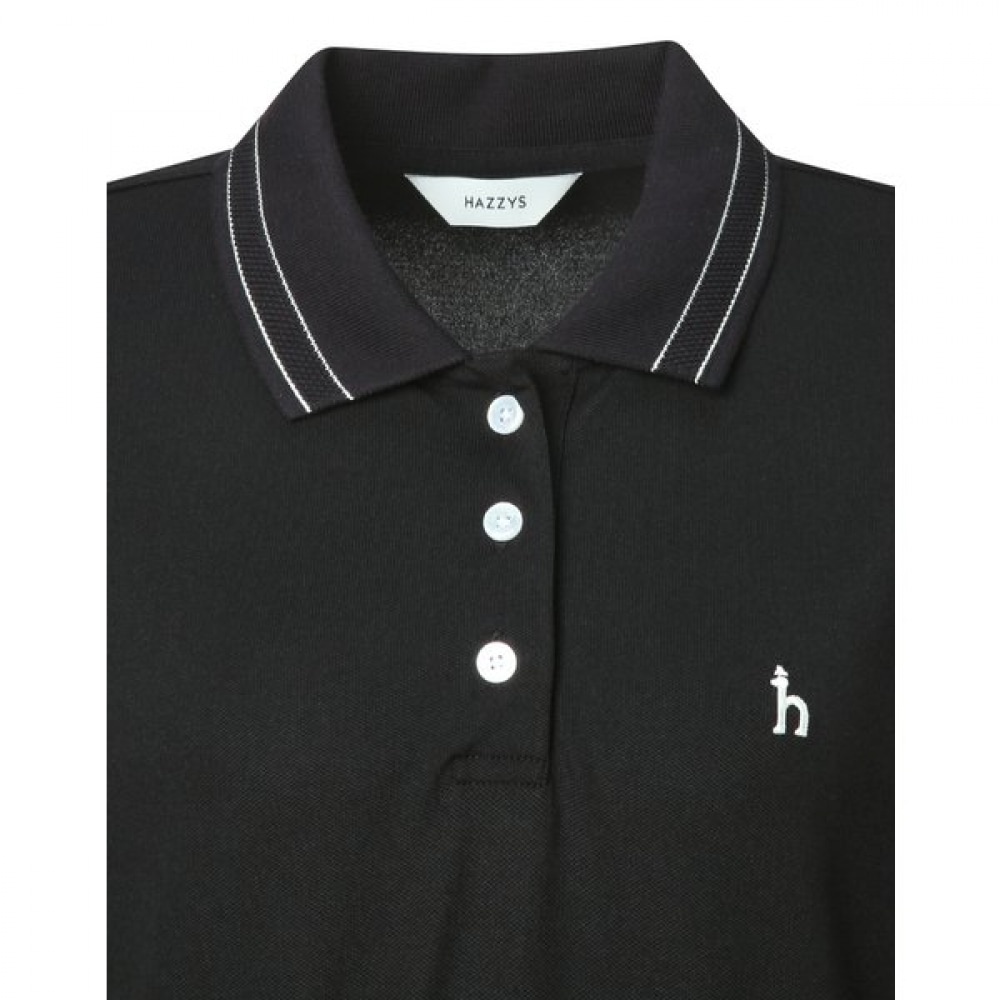 [25SS] [アイコニック] リラックスフィットショートスリーブピケ T シャツブラック HSTS5BC35BK