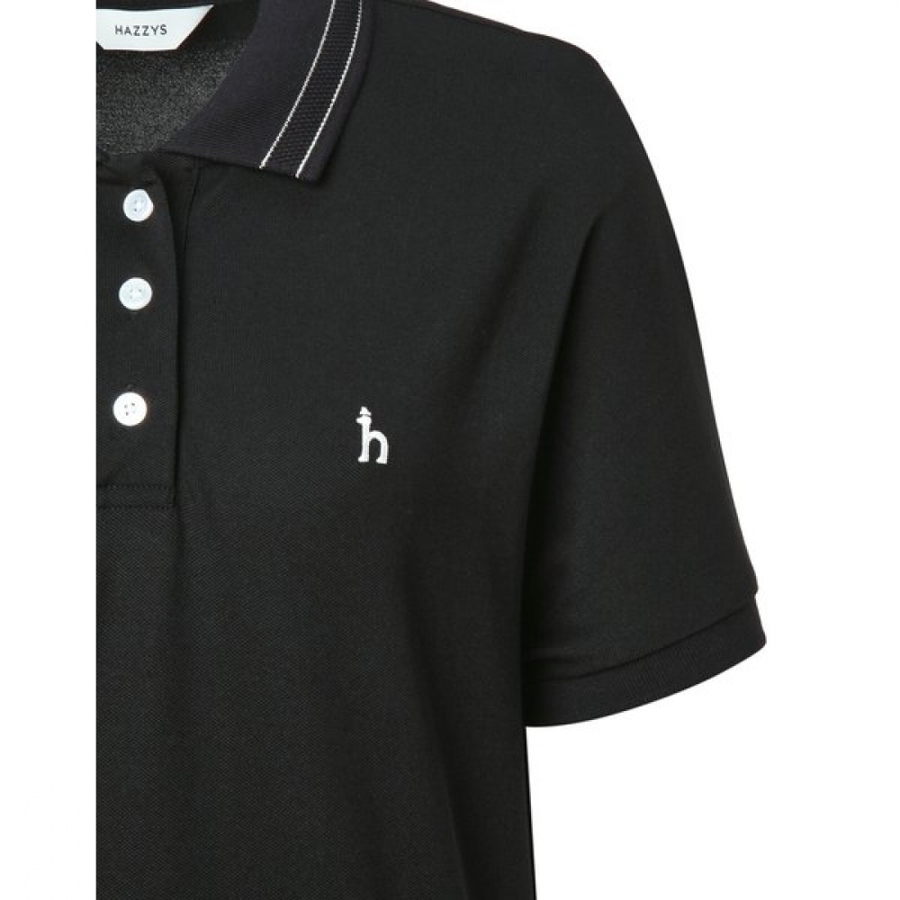 [25SS] [アイコニック] リラックスフィットショートスリーブピケ T シャツブラック HSTS5BC35BK