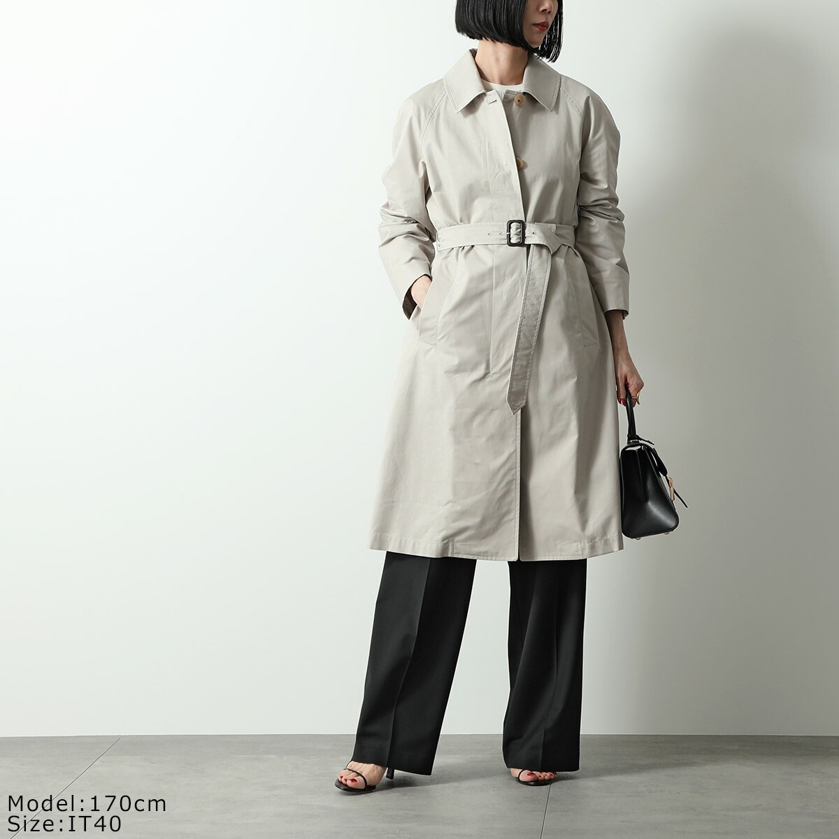 Max Mara The Cube マックスマーラ ザ・キューブ トレンチコート ORLEANS オルレアン レディース スプリングコート ベルト付き ミドル丈 Max Mara The Cube マックスマーラ ザ・キューブ トレンチコート ORLEANS オルレアン レディース スプリングコート ベルト付き ミドル丈