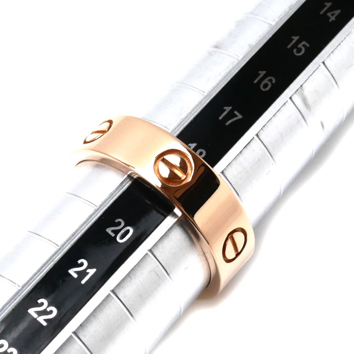 CARTIER カルティエ K18PG ピンクゴールド ラブリング リング・指輪 18.5号 59 8.5g ユニセックス 中古 美品
