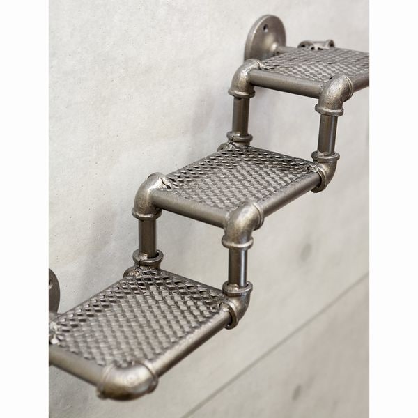 ウォールシェルフ ラック シェルフ 本棚 家具 インテリア インダストリアルメタル ウォール