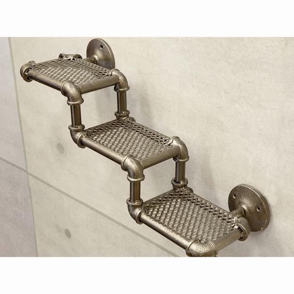 ウォールシェルフ ラック シェルフ 本棚 家具 インテリア インダストリアルメタル ウォール