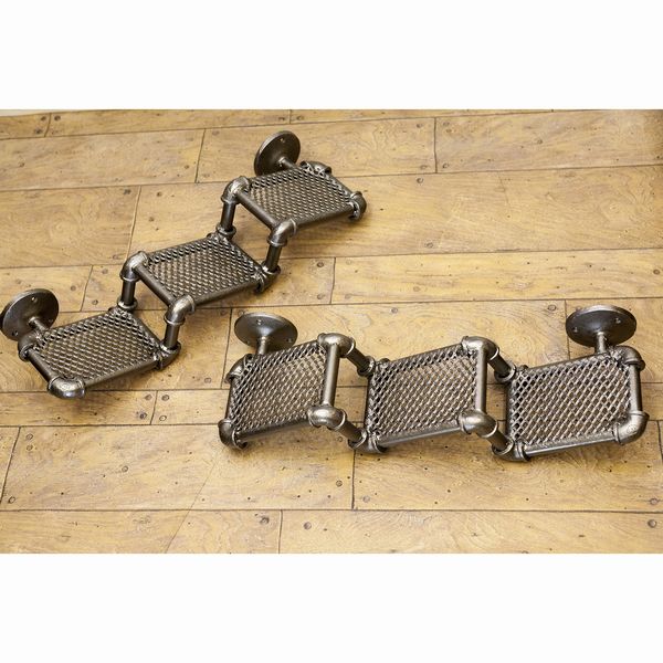 ウォールシェルフ ラック シェルフ 本棚 家具 インテリア インダストリアルメタル ウォール