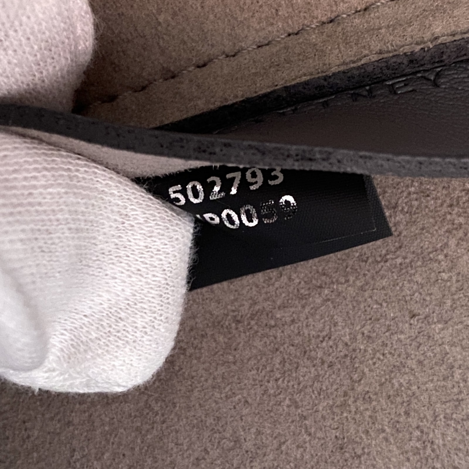 美品 ステラマッカートニー Stella McCarthney レディース スタッズロゴ トートバッグ ウール ポーチ付き