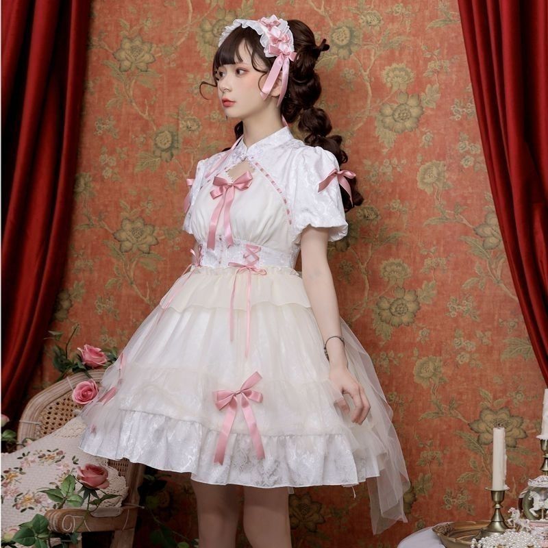 ロリータ ニュースタイル かわいい コスプレ コスチューム ワンピース_3