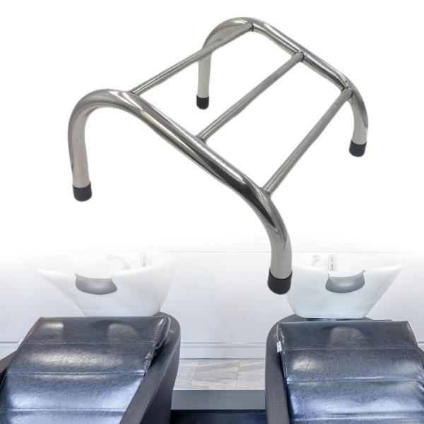 ステンレススチール製フットレスト フットペダル シンプルフィット 美容師 家庭用 軽量 理髪機器 理髪店 サロン フットレスト_2