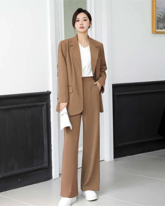 パンツスーツ セットアップ スーツ ママスーツ レディース 2点セット ビジネススーツ リクルートスーツ ワイドパンツ ハイウエスト フォーマル ビジネス 春 秋 冬 ママ 入学式 入園式 体型カバー パンツスーツ セットアップ スーツ ママスーツ レディース 2点セット ビジネススーツ リクルートスーツ ワイドパンツ ハイウエスト フォーマル ビジネス 春 秋 冬 ママ 入学式 入園式 体型カバー