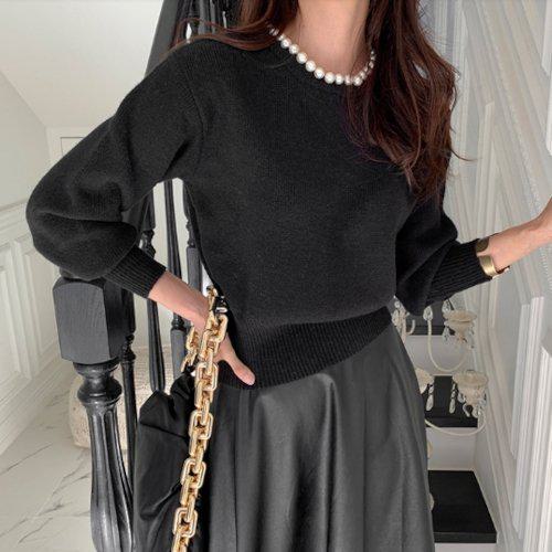 ニット セーター トップス ニットセーター ニットトップス レディース パール エレガント シンプル 秋冬新作 パーティー 二次会 お呼ばれ 上品 おしゃれ 可愛い ガーリー 上品 シンプル 無地 大