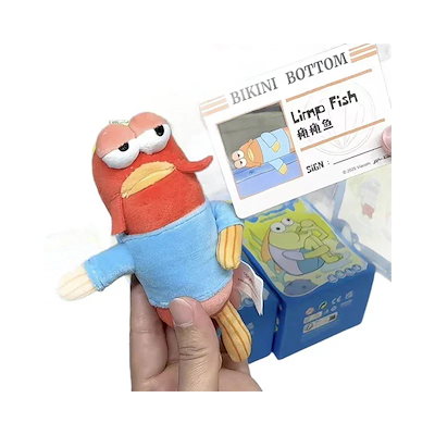 ビキニタウンの住民ぬいぐるみ アソートボックス 新品未開封 Bikini Bottom Buddies - Whimsical Plush - POP MART (Japan)