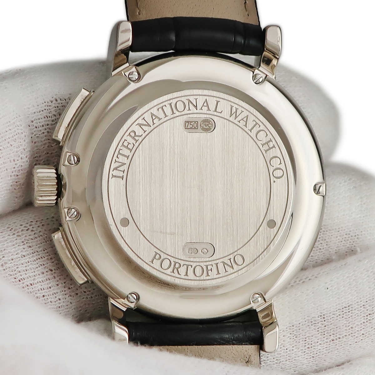 ポートフィノ クロノグラフ IW378301 自動巻き メンズ OH済 K18WG無垢 グレー デイデイト 3年保証 ポートフィノ クロノグラフ IW378301 自動巻き メンズ OH済 K18WG無垢 グレー デイデイト 3年保証