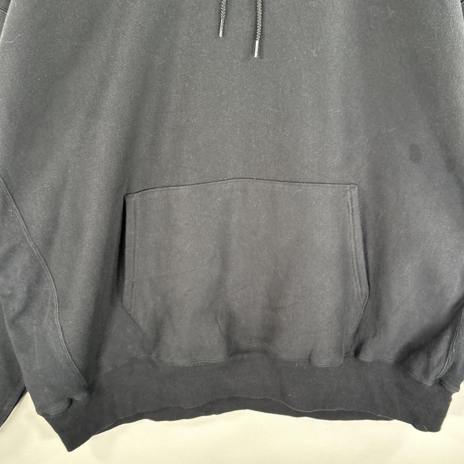 古着 パーカー スウェット 大きいサイズ プレミアムリバースウィーブ 目無し プルオーバー 3XL ブラック メンズ 古着 パーカー スウェット 大きいサイズ プレミアムリバースウィーブ 目無し プルオーバー 3XL ブラック メンズ