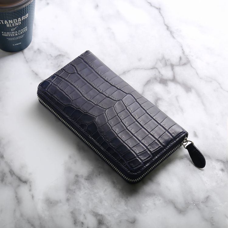 クロコダイル レディース 長財布 マット加工 ラウンドファスナー 長財布 一枚革 ナイルクロコダイル 鰐革 本革 財布 鰐 ワニ ラウンド長財布 プレゼント 母の日 ギフト 4FA (06001830 クロコダイル レディース 長財布 マット加工 ラウンドファスナー 長財布 一枚革 ナイルクロコダイル 鰐革 本革 財布 鰐 ワニ ラウンド長財布 プレゼント 母の日 ギフト 4FA (06001830