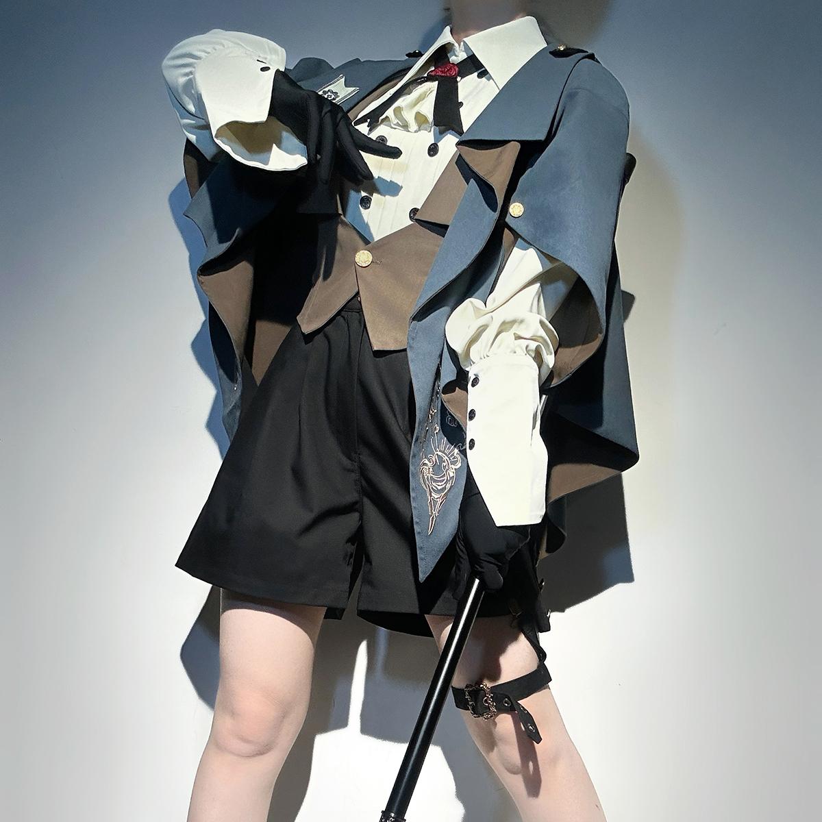 正規品叙事詩lolita王子系ロリータマントシャツショーツ正太基男服 正規品叙事詩lolita王子系ロリータマントシャツショーツ正太基男服