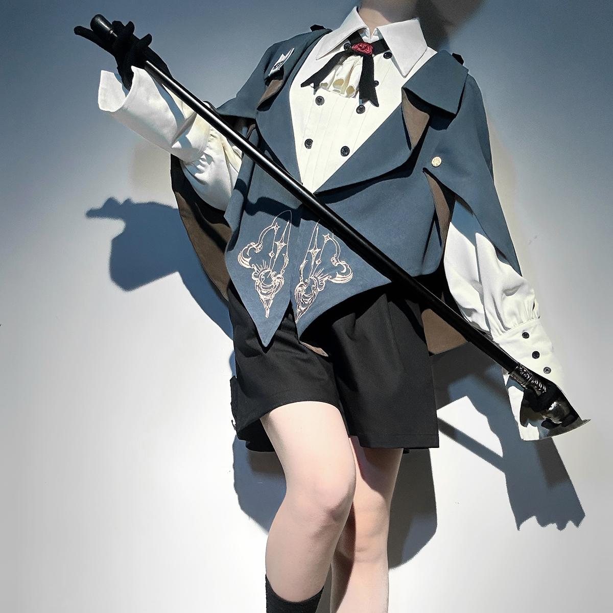 正規品叙事詩lolita王子系ロリータマントシャツショーツ正太基男服 正規品叙事詩lolita王子系ロリータマントシャツショーツ正太基男服