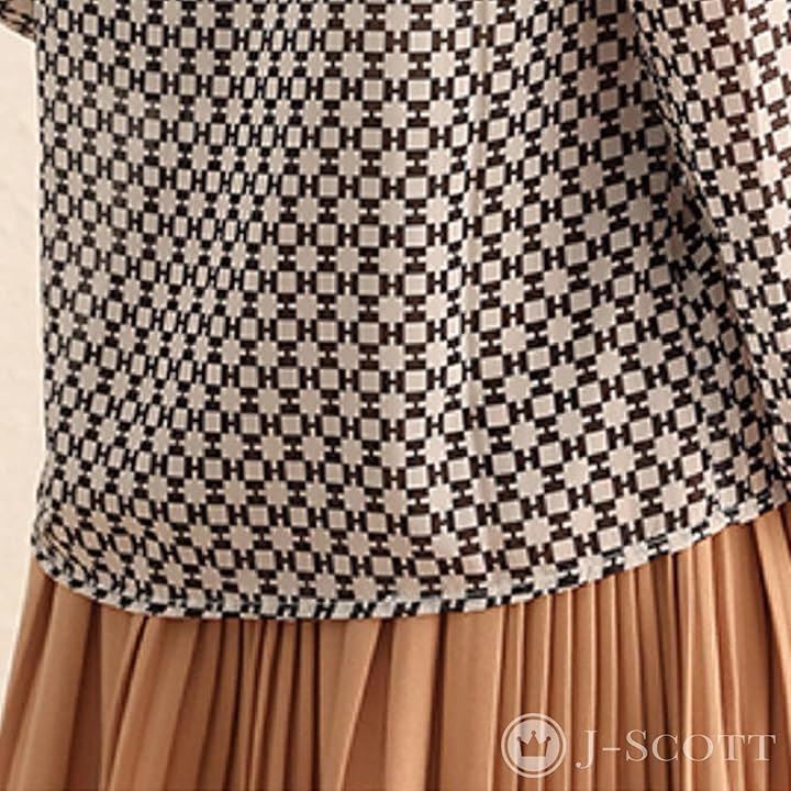 プリントブラウス レディース プルオーバー 長袖 パフスリーブ 幾何学柄 シアーシフォン スタンドカラー モノトーン 立襟 大人かわいい 韓国風 辛口 華やか 高身長(ホワイト, S) プリントブラウス レディース プルオーバー 長袖 パフスリーブ 幾何学柄 シアーシフォン スタンドカラー モノトーン 立襟 大人かわいい 韓国風 辛口 華やか 高身長(ホワイト, S)