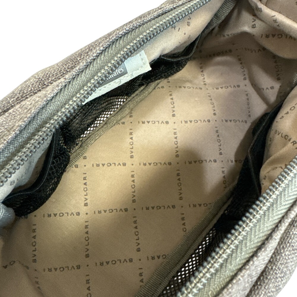 PARFUMS Emirates バニティ キャンバス 化粧ポーチ グレー_9