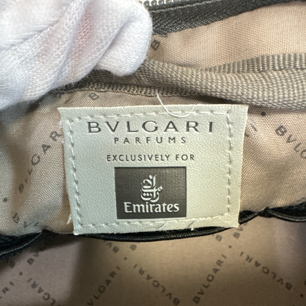PARFUMS Emirates バニティ キャンバス 化粧ポーチ グレー_10