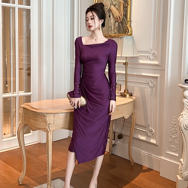 【JY.上品】 2024秋冬新品 ロング シワ ベーシック ドレス パーティー キャバ 大人 同窓会 披露宴 卒業式 結婚式 演奏会 ウェディング 二次会 メガ割 【JY.上品】 2024秋冬新品 ロング シワ ベーシック ドレス パーティー キャバ 大人 同窓会 披露宴 卒業式 結婚式 演奏会 ウェディング 二次会 メガ割