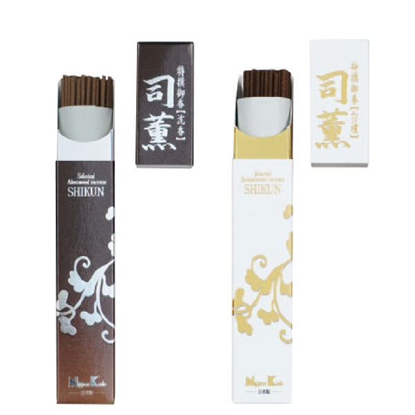 お線香　贈答用　司薫 進物　二種香(白檀沈香)8箱入 （ 線香 進物用 お彼岸 法事 仏壇 お墓参り