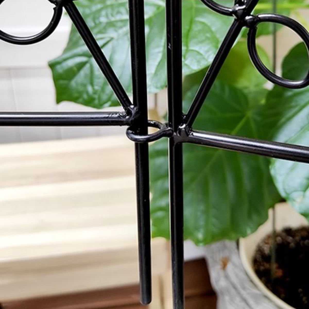 アイアンフェンス ミニ 猫 10枚組 ガーデンフェンス アイアン 柵 園芸 エクステリア 雑貨 ねこ ネコ 花壇 庭 ベランダ バルコニー ガーデニング アイアンガーデンフェンス トレリス