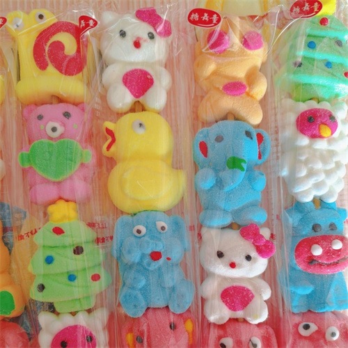 漫画のロリポップ串刺 お年玉しコットンソフトキャンディと懐かしいスナックのミックス 誕生日プレゼント 子供の贈り物