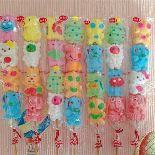 漫画のロリポップ串刺 お年玉しコットンソフトキャンディと懐かしいスナックのミックス 誕生日プレゼント 子供の贈り物