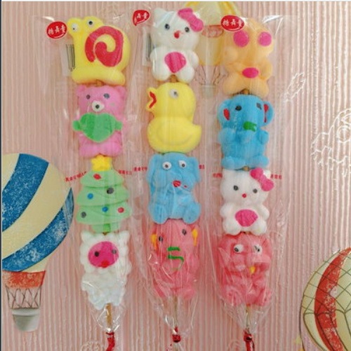 漫画のロリポップ串刺 お年玉しコットンソフトキャンディと懐かしいスナックのミックス 誕生日プレゼント 子供の贈り物