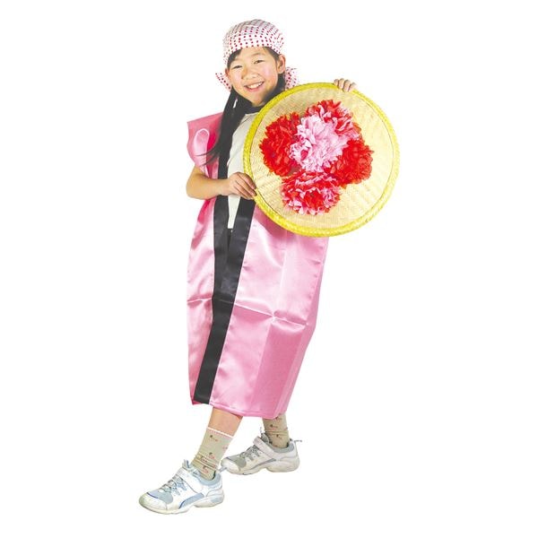 （まとめ）花笠（竹製）B ひも無 (×10個セット)