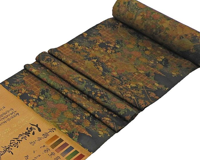 小紋 反物 正絹 京友禅摺り染 樽本伊勢蔵作 新品 未仕立 着物 フォーマル カジュアル c2127