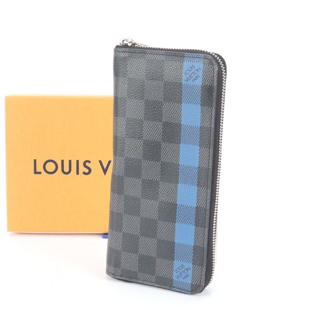 美品 ダミエ グラフィット ジッピー ウォレット ヴェルティカル N60078 レザー×コーティングキャンバス 長財布 長財布 二つ折り ウォレット ラウンドファスナー メンズ EEE CQ6-6 美品 ダミエ グラフィット ジッピー ウォレット ヴェルティカル N60078 レザー×コーティングキャンバス 長財布 長財布 二つ折り ウォレット ラウンドファスナー メンズ EEE CQ6-6