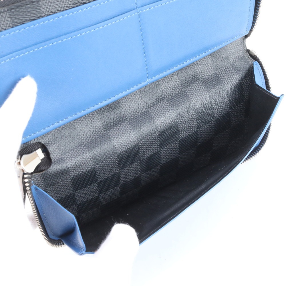 美品 ダミエ グラフィット ジッピー ウォレット ヴェルティカル N60078 レザー×コーティングキャンバス 長財布 長財布 二つ折り ウォレット ラウンドファスナー メンズ EEE CQ6-6 美品 ダミエ グラフィット ジッピー ウォレット ヴェルティカル N60078 レザー×コーティングキャンバス 長財布 長財布 二つ折り ウォレット ラウンドファスナー メンズ EEE CQ6-6