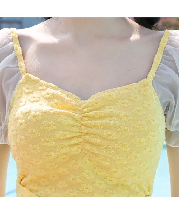 水着 服みたいな 水着 2点セット 花柄 パフスリーブ ワイヤーなし パッド付 レディース 着瘦せ シンプル カジュアル 写真映え 撮影用 海 夏 サマー プール リゾート かわいい オシャレ 旅行 水着 服みたいな 水着 2点セット 花柄 パフスリーブ ワイヤーなし パッド付 レディース 着瘦せ シンプル カジュアル 写真映え 撮影用 海 夏 サマー プール リゾート かわいい オシャレ 旅行
