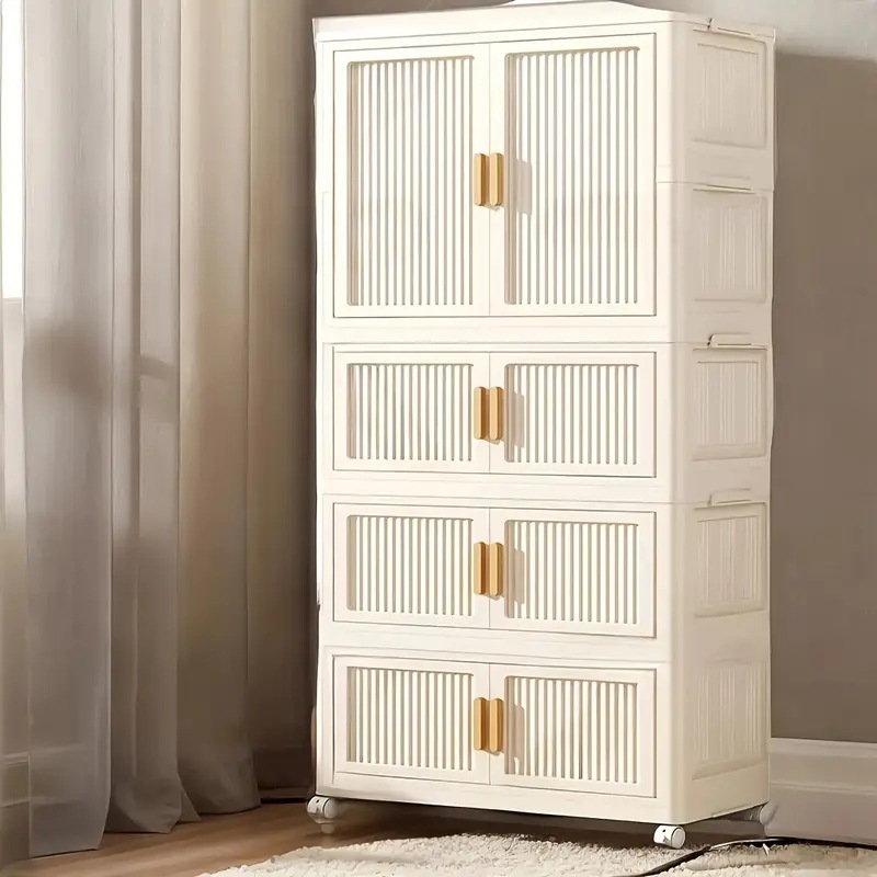 多層スタッカブル収納箱大容量5段折りたたみロッカー幅70cm/27.55インチ衣類収納に寝室・リビングルームや旅行にも 多層スタッカブル収納箱大容量5段折りたたみロッカー幅70cm/27.55インチ衣類収納に寝室・リビングルームや旅行にも