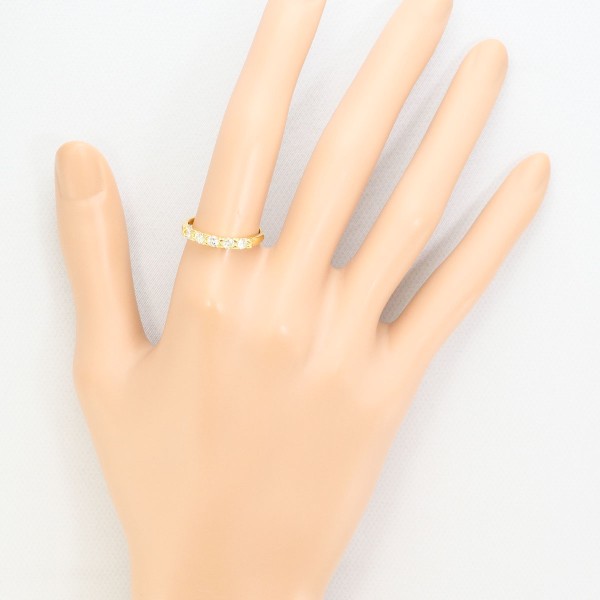 K18 18金 YG イエローゴールド リング 指輪 12号 ダイヤ 0.40 ジュエリー 中古 K18 18金 YG イエローゴールド リング 指輪 12号 ダイヤ 0.40 ジュエリー 中古