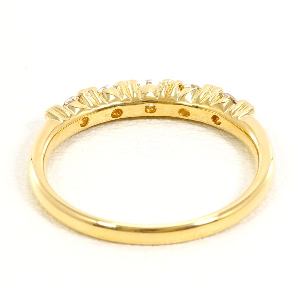 K18 18金 YG イエローゴールド リング 指輪 12号 ダイヤ 0.40 ジュエリー 中古 K18 18金 YG イエローゴールド リング 指輪 12号 ダイヤ 0.40 ジュエリー 中古