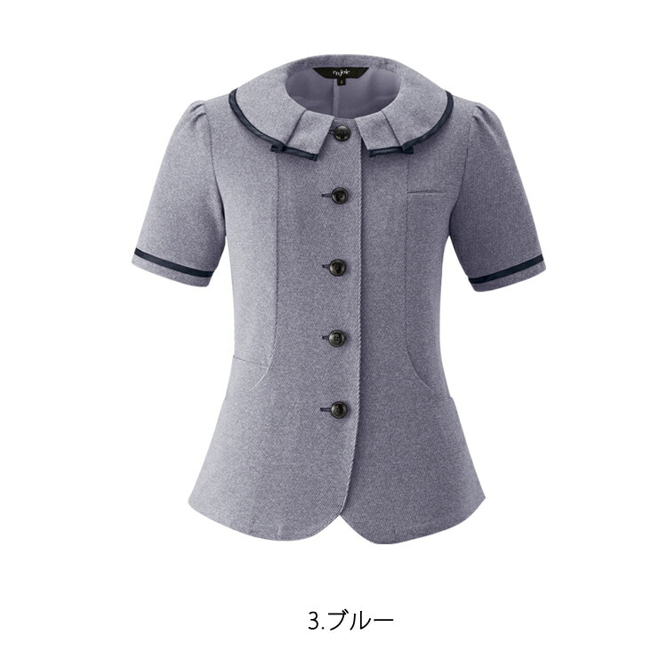 レディース オーバーブラウス ソフトジャケット 春夏 夏服 入学式 卒業式 七五三 イベント オフィス en joie ビジネス アンジョア ジョア 26752